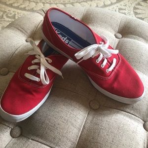 🇺🇸Keds Classic red sneakers🍒